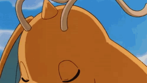 Dragonite Puts Hand On Chest Sing Anthem GIF