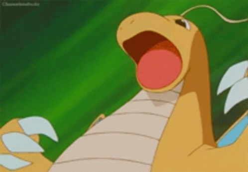 Dragonite Releases Fire Power GIF