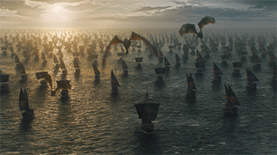 Dragons Flying Game Of Thrones GIF