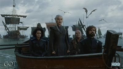 Dragons Soaring Game Of Thrones GIF