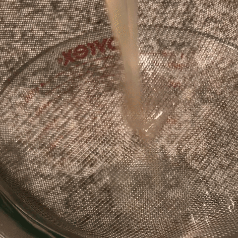 Draining Beans Vegan Cokking GIF