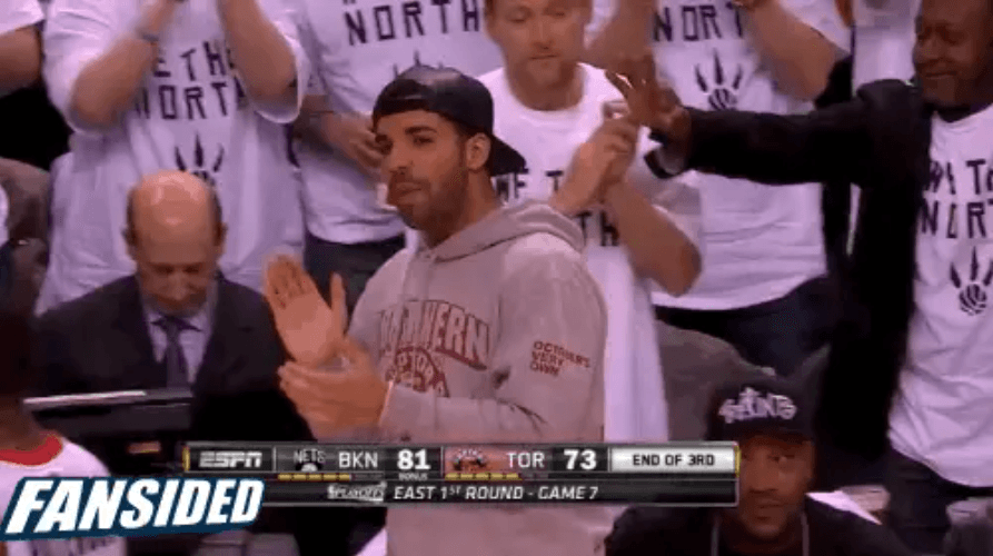 Drake Clapping Wearing A Hoodie GIF