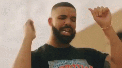 Drake Dancing Hand Spinning GIF