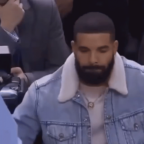Drake Dancing Jeans Jacket GIF
