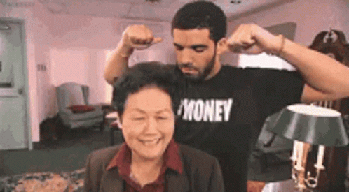 Drake Dancing With Old Lady GIF
