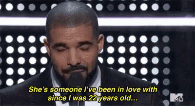 Drake In Love With Rihanna GIF