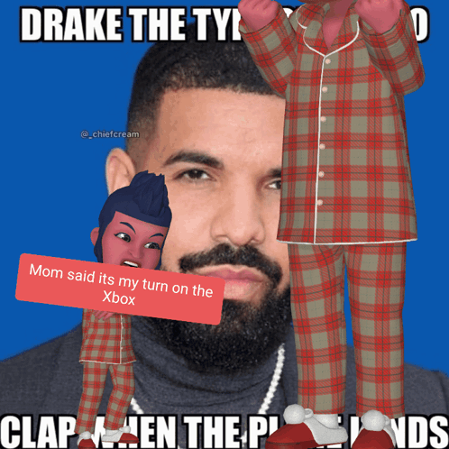 Drake with Caption My Turn on Xbox