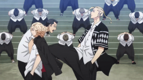 Draken Tokyo Revengers Kick Vs Kiyomasa GIF