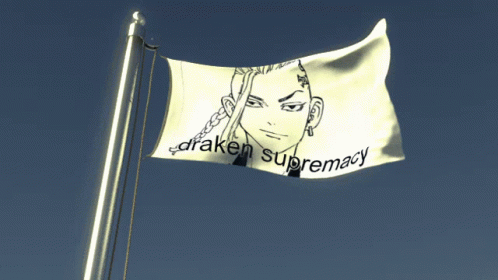 Draken Tokyo Revengers Supremacy Flag GIF