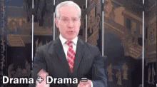 Drama Plus Drama Is More Drama GIF