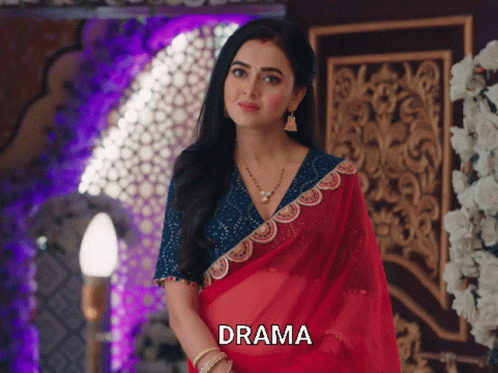 Tejasswi Prakash Stunning Drama Look GIF