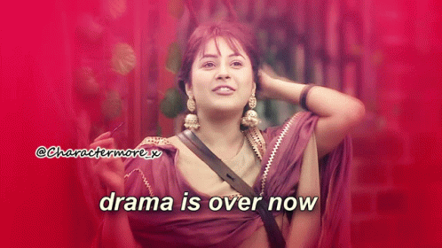 Drama Is Over Now GIF