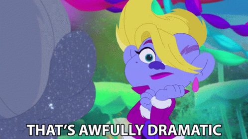 Drama Queen That's Awfully Dramatic GIF