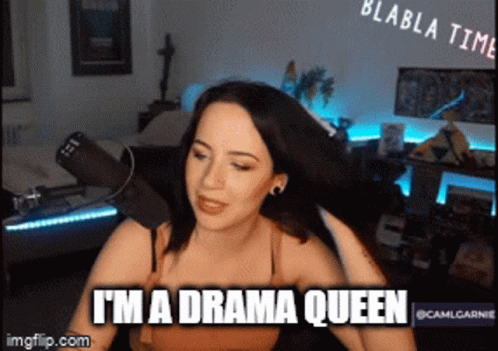 Drama Queen Flipping Hair GIF