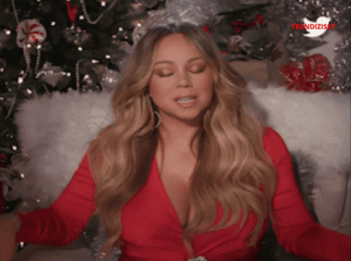 Drama Queen In A Christmas Vibes GIF