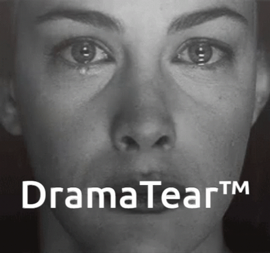Drama Tears Fake Cry Black And White GIF