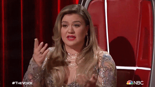 Dramatic Judge Kelly Clarkson GIF