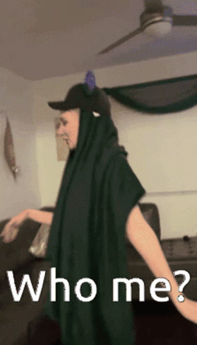Dramatic Who Me GIF
