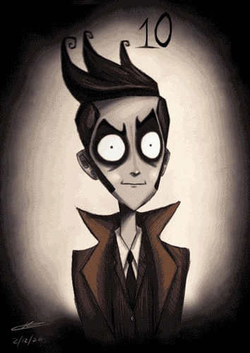 Drawing Dr. Who Animated GIF