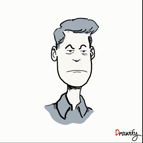 Drawing of a Man with Drawify Text