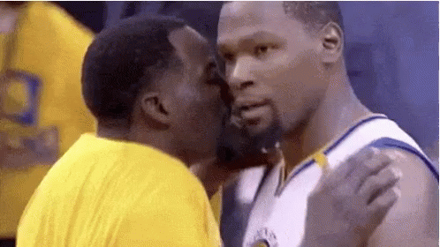 Draymond Green Coaching Kevin Durant GIF