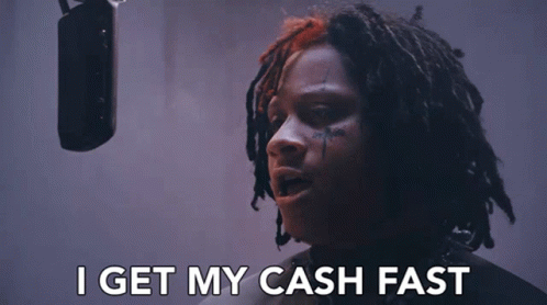 Dreadlocked Man Says I Get My Cash Fast