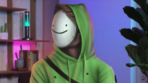 Dream Face Reveal Smiley Mask GIF