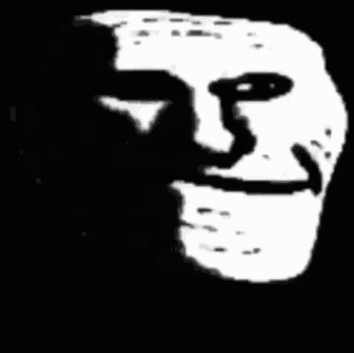 Dream Face Reveal Scary Troll Face GIF