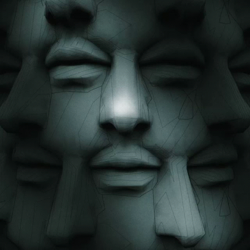 Dream Face Reveal Smiling Face Optical Illusion GIF