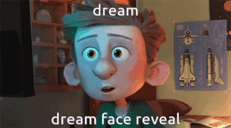 Dream Face Reveal Ron's Gone Wrong GIF