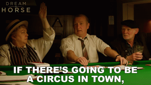 Dream Horse Three People Playing Pool GIF