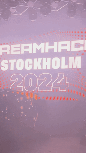 DreamHack Stockholm 2024 Poster