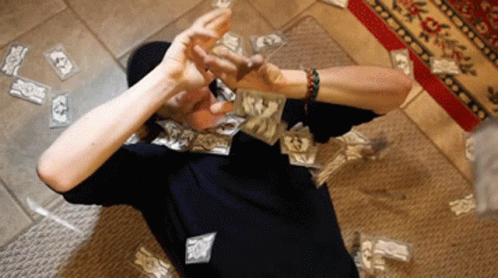 Dreaming Of Spending Money GIF