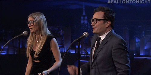 Drenched Jimmy Fallon Gwyneth Paltrow GIF