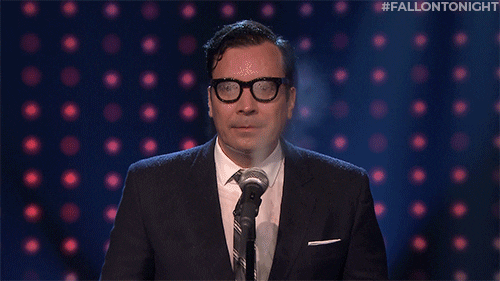 Drenched Jimmy Fallon Host GIF