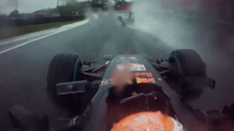 Drenched With Water Brazilian Grand Prix Commercial GIF