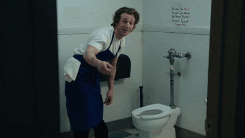 Drenched With Water Jeremy Allen White GIF
