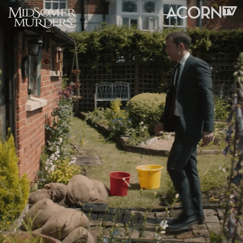 Drenched With Water Midsomer Murders GIF