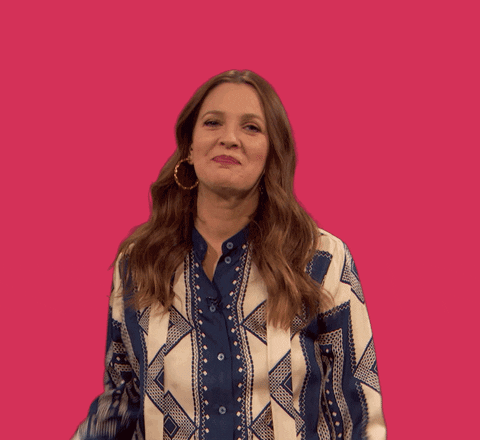 Drew Barrymore Thank You GIF