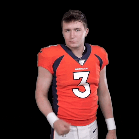 Drew Lock Giving Thumbs Up GIF