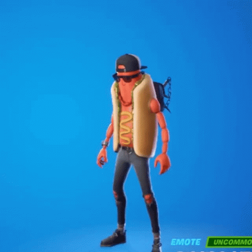 Dribbling Fortnite Glizzy GIF