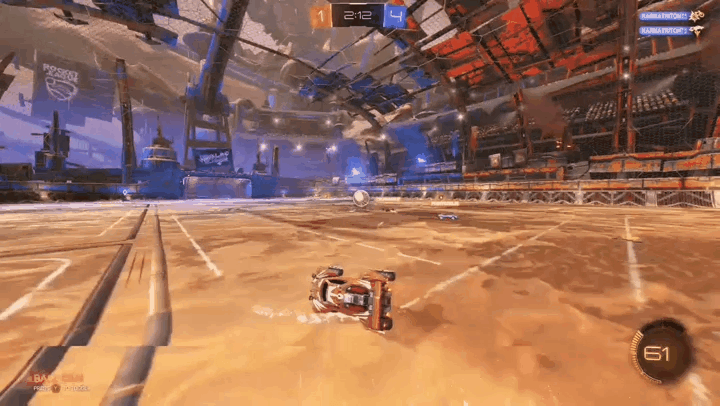 Dribbling In Rocket League GIF