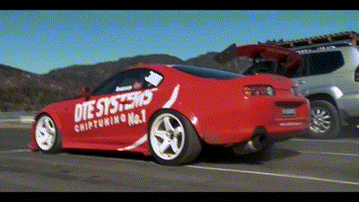 Drift Cars Red Vintage Car GIF