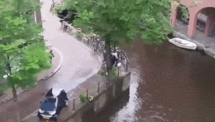 Drifting Speed Boat GIF