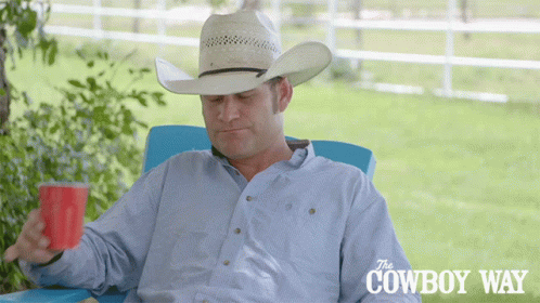 Drink On A Red Cup The Cowboy Way GIF