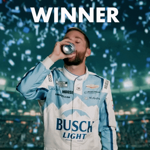 Drinking Busch Light Beer Winner GIF