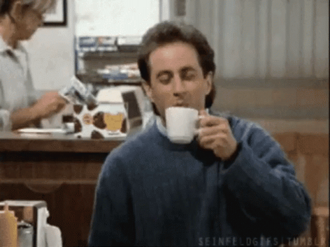Drinking Coffee GIF