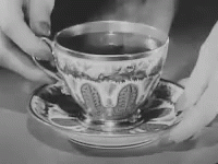 Drinking Coffee Vintage Cup Film GIF