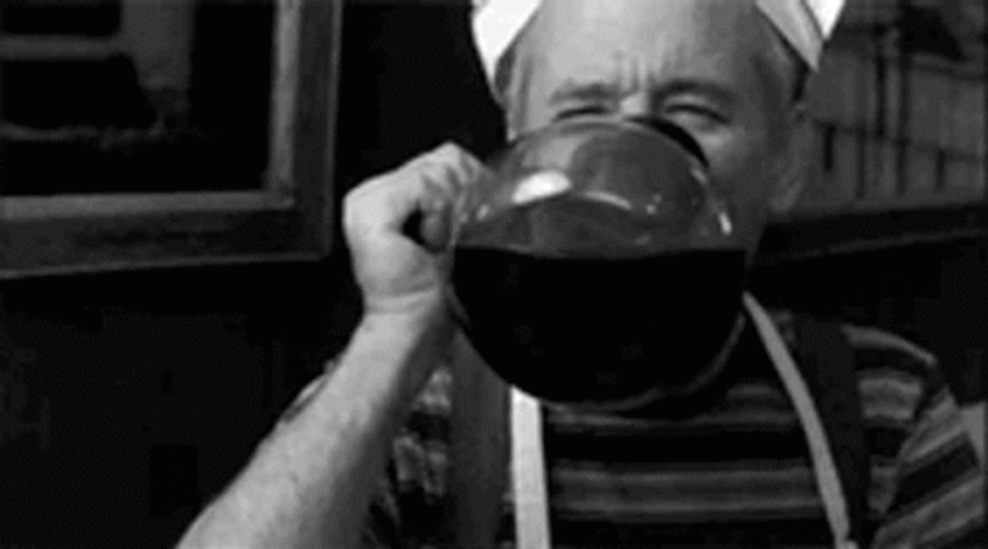 Drinking Coffee Bill Murray GIF