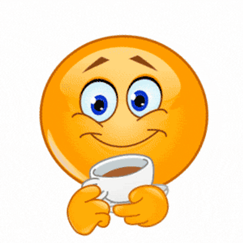 Drinking Coffee Emoji GIF